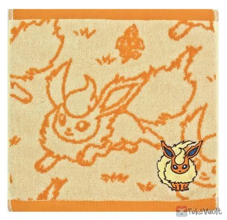 Pokemon Center 2021 Flareon Eevee Collection Mini Hand Towel