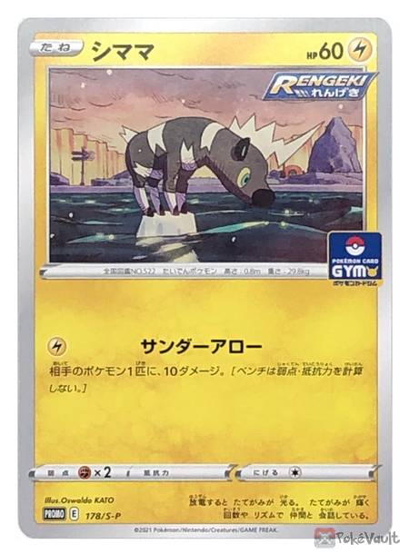 Pokemon 2021 Gym Tournament Promo Card Sword Shield 6 RANDOM Sealed