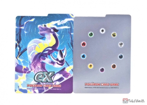 Pokemon Center 2023 Miraidon SV1V Violet EX Card Deck Box Holder