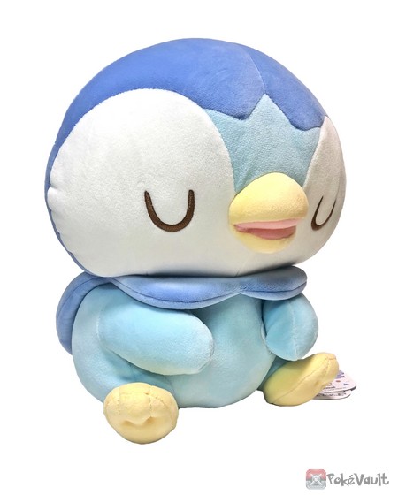 Pokemon Piplup Sleeping Takara Tomy Poke Peace Large Plush Toy