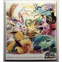 Print Shikishi Art Board ver.4 Silvally Umbreon Pokemon center JAPAN