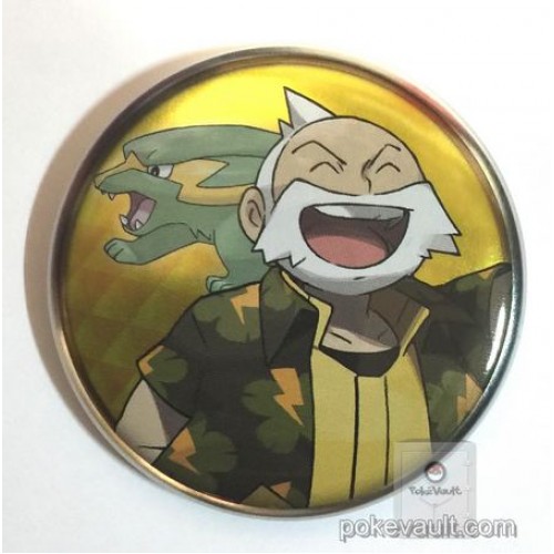 Pokemon Center 2017 Hoenn Button Collection (Part A) Wattson Electrike Large Size Metal Button