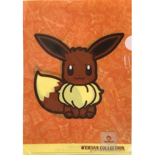 Pokemon Center 2017 Eevee Collection Campaign Eevee A4 Size Clear File Folder