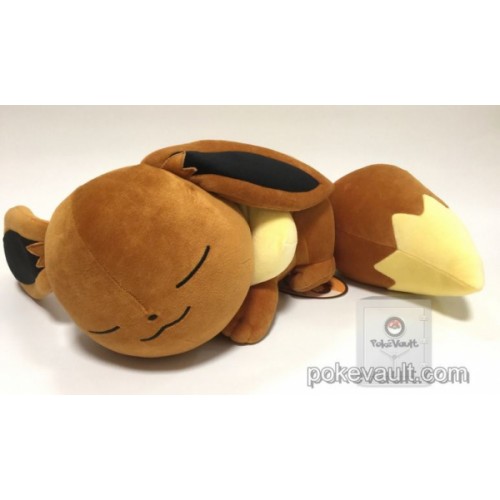 pokemon sleeping eevee plush