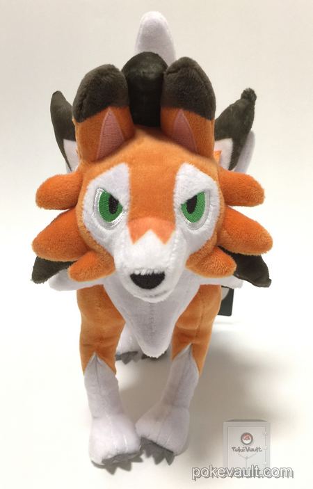 Pokemon Center 2017 Lycanroc Dusk Form Plush Toy