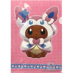 Pokemon Center 2017 Eevee Poncho Campaign Sylveon A4 Size Clear File Folder