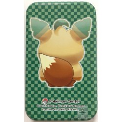 Pokemon Center 2017 Eevee Poncho Campaign Leafeon Candy Collector Tin