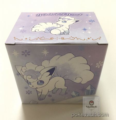 Pokemon Center 2017 Vulpix's Crystal Season Campaign Alolan Vulpix Glass