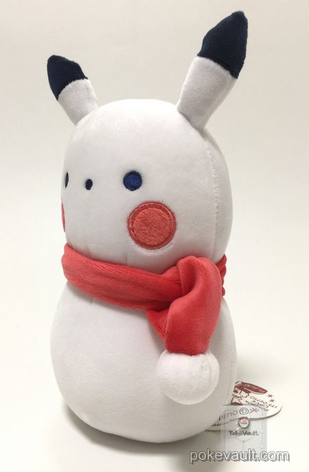 snowman pikachu plush