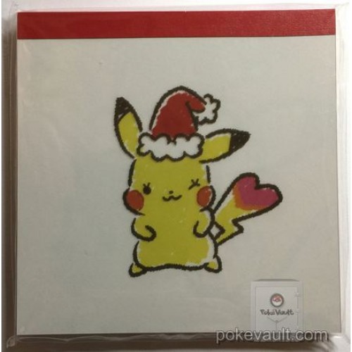 Pokemon 2017 Pokemon Love Its Demo Christmas Campaign Pikachu Memo Pad (Version #2)