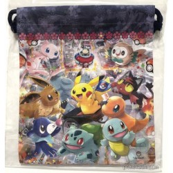 Pokemon Center Tokyo DX 2018 Grand Opening Mew Litten Eevee & Friends Medium Size Drawstring Dice Bag