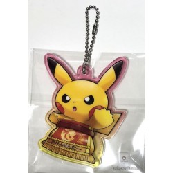 Pokemon Center Tokyo DX 2018 Grand Opening Pikachu Acrylic Plastic Keychain (Version #7 Sumo)