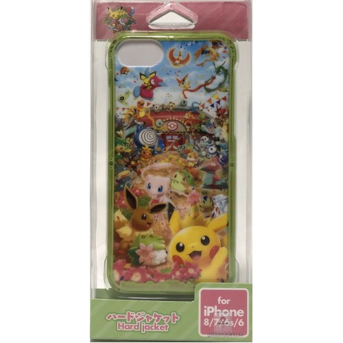 Pokemon Center 2018 20th Anniversary Campaign #2 Mew Eevee Porygon & Friends iPhone 6/6s/7/8 Mobile Phone Hard Cover