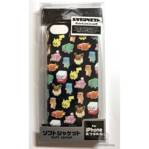 Pokemon Center 2018 Pokemon Quest Campaign Eevee Slowpoke Pikachu & Friends iPhone 6/6s/7/8 Mobile Phone Soft Cover