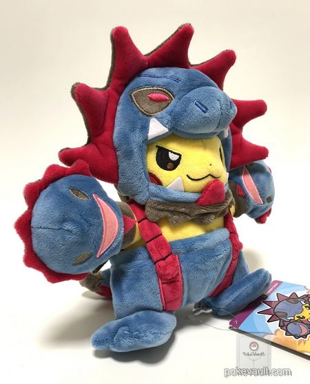 Pokemon Center 2018 Kaiju Mania Vol. 1 Poncho Pikachu Hydreigon Plush Toy