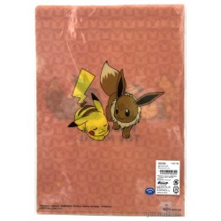 Pokemon Center 2018 Pikachu Eevee Movie Version A4 Size Clear File Folder