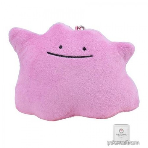 Pokemon Center 2017 Ditto Magnetic Shoulder Riding Mascot Plush Toy