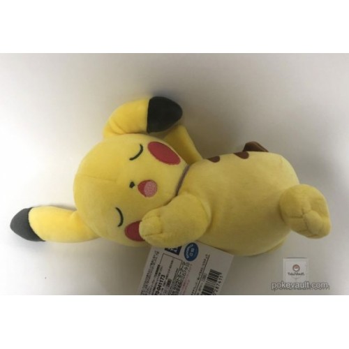 takara tomy pokemon sleeping friend pikachu stuffed plush