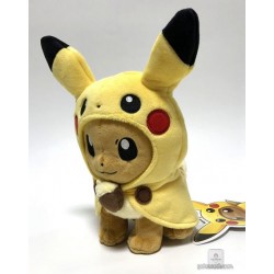 Pokemon Center Eevee in Pikachu Poncho Plush Toy Brand New with Tags 
