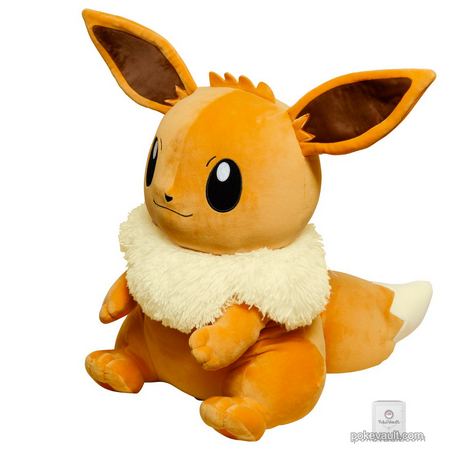 Pokemon 2018 Eevee Giant Squishy TakaraTomy Plush Toy