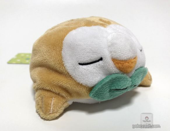 sleeping rowlet plush