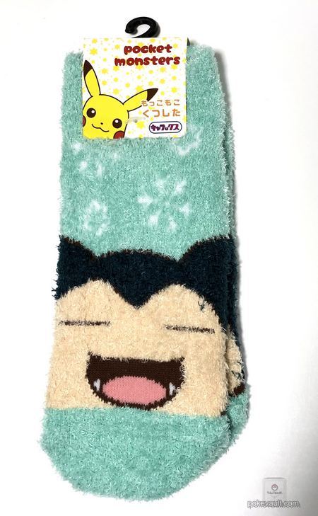 Pokemon Center Snorlax Fluffy Adult Socks