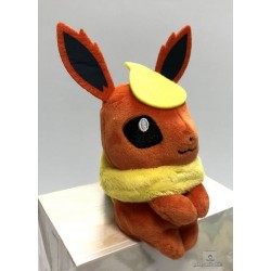 Pokemon 2018 Takara Tomy Chokkori San Flareon Small Plush Toy