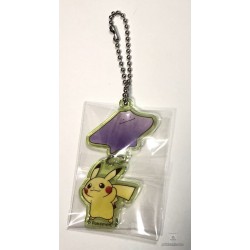 Pokemon Center 2018 Ditto Da Mon Campaign Ditto Pikachu Acrylic Keychain Charm (Version #5)