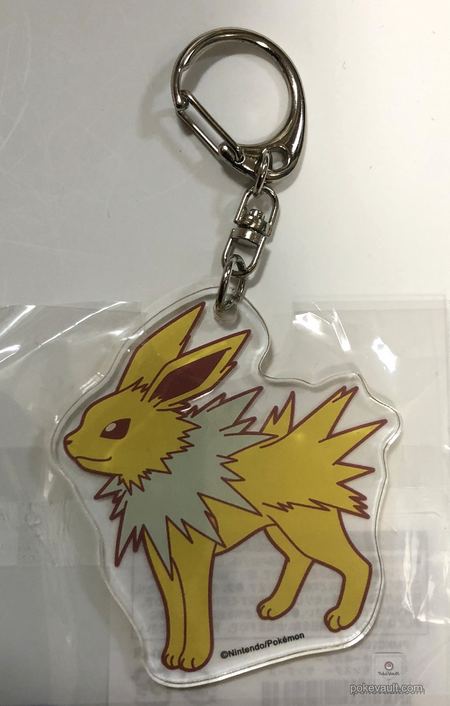 Pokemon Center 2018 Jolteon Acrylic Plastic Character Keychain