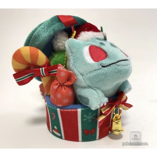 christmas bulbasaur plush