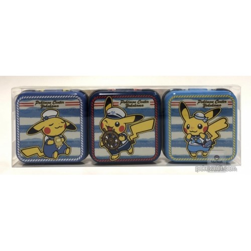 Pokemon Center Yokohama Pikachu Candy Collector Tin