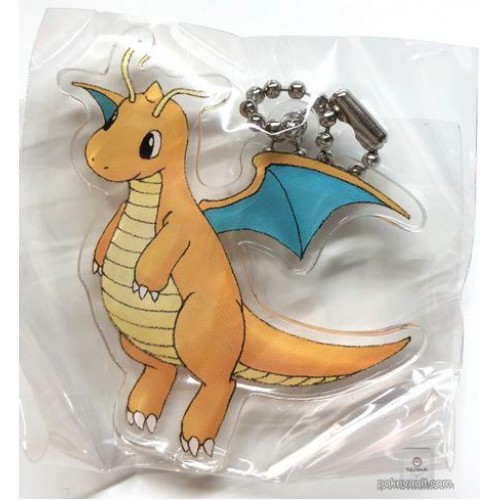 Pokemon 2018 Lets Go Pikachu Eevee Cafe Dragonite Acrylic Keychain Charm Version 4