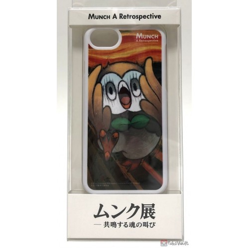Pokemon 2018 Munch Scream Rowlet iPhone 6/6s/7/8 Mobile Phone Shell Cover