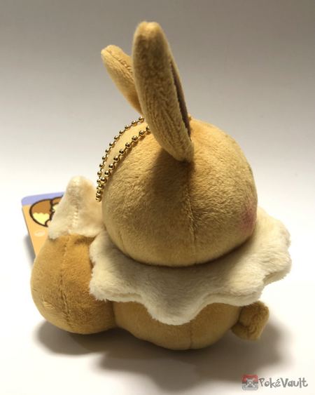 Pokemon Center 2018 Pokemon Yurutto Campaign #2 Eevee Mascot Plush Keychain