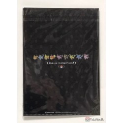 Pokemon Center 2019 Eevee Dot Collection Campaign Eevee Espeon Flareon Glaceon Jolteon Leafeon Sylveon Umbreon Vaporeon Set of 2 A4 Size Clear File Folders