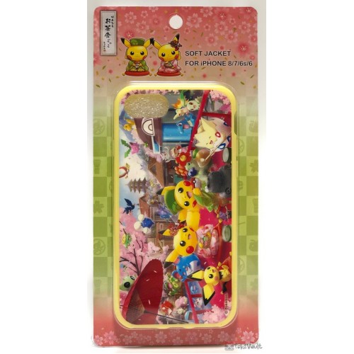 Pokemon Center Kyoto 2019 Renewal Opening Campaign Pikachu Pichu Togepi & Friends iPhone 6/6s/7/8 Mobile Phone Soft Cover