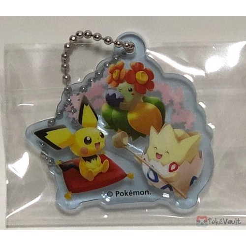 Pokemon Center Kyoto 2019 Renewal Opening Campaign Pichu Bellossom Togepi Acrylic Keychain Charm (Version #8)