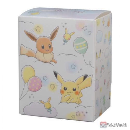 Pokemon Center 2019 RB Pikachu Eevee Large Size Deck Box