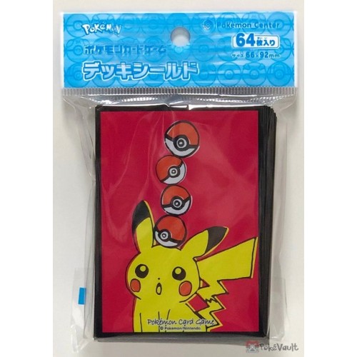 Sleeve Pikachu protege carte casquette Hoenn choose choisis Pokémon Center card 