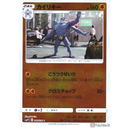 Pokemon Detective Pikachu Movie Machamp Holofoil Card 018 024