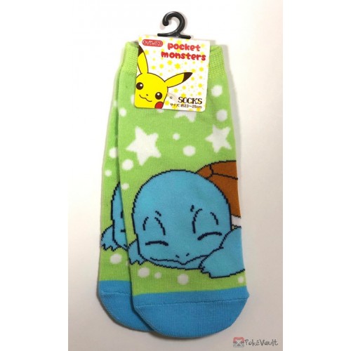 Pokemon Center 2019 Sleeping Squirtle Adult Short Socks (Size 23-25cm)