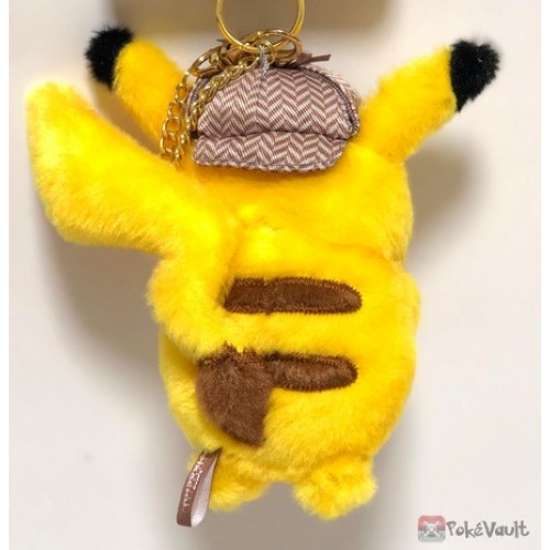 detective pikachu plush keychain