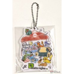 Pokemon Center 2019 Pokemon World Market Campaign Snorlax Squirtle & Friends Acrylic Plastic Character Keychain (Version #1 Kanto Region)