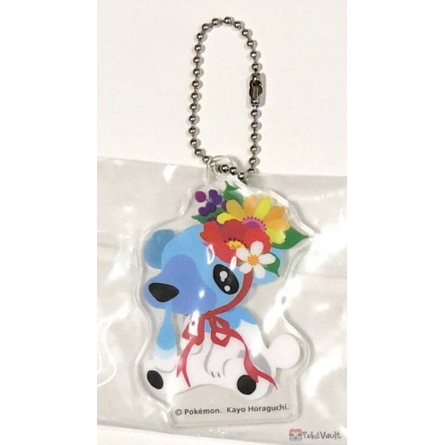 Pokemon Center 2019 Halloween Berry's Forest Ghost's Castle Campaign Cubchoo Acrylic Plastic Character Keychain (Berry's Forest Version #7)