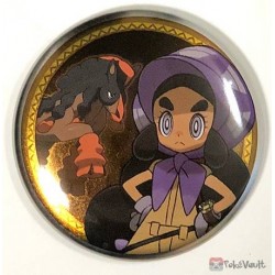 Pokemon Center 2019 Alola Button Collection (Part B) Hapu Mudsdale Large Size Metal Button
