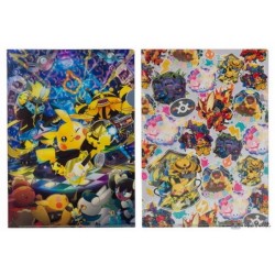 Pokemon Center 2019 Pokemon Band Festival Campaign Pikachu Zeraora Electivire & Friends Set Of 2 A4 Size Clear File Folders