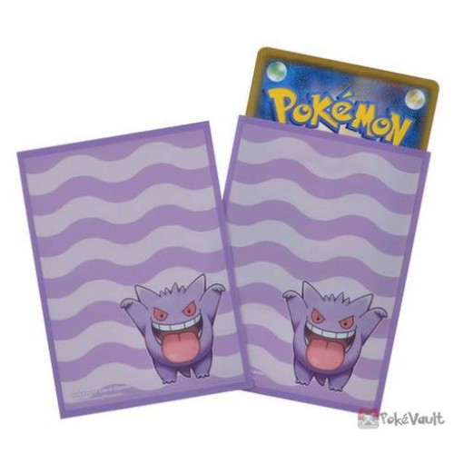 65 Sleeves Pokemon center Gengar Smirk Deck Shields