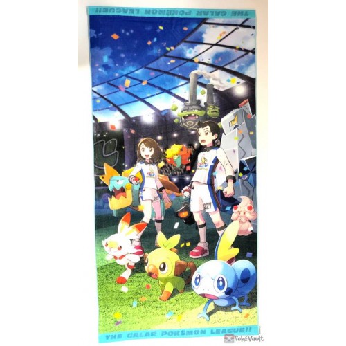 Pokemon Center 2019 Galar Pokemon League Scorbunny Sobble & Friends Mini Bath Towel
