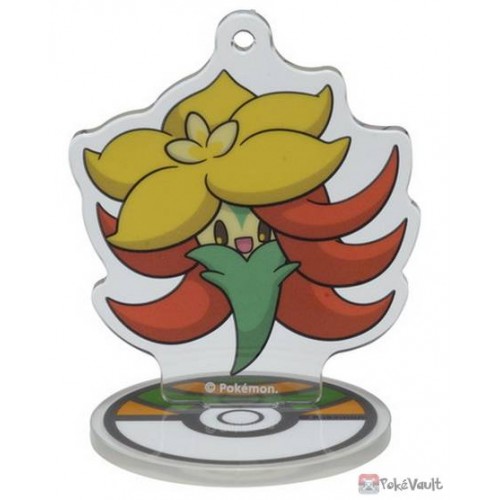 Pokemon Center 2019 Gossifleur Acrylic Plastic Character Keychain & Stand