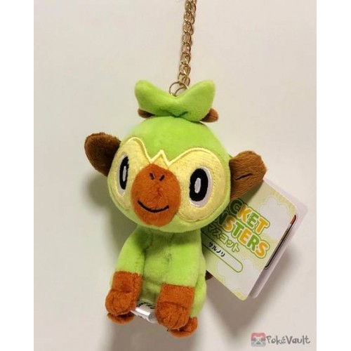 Pokemon 2019 San-Ei All Star Collection Grookey Mascot Plush Keychain